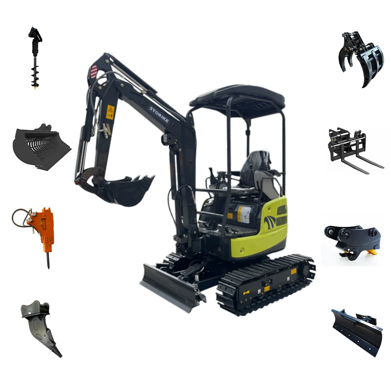 

YG CE EPA ISO Crawler 2 Ton Mini Diggers Hydraulic Excavators Bagger