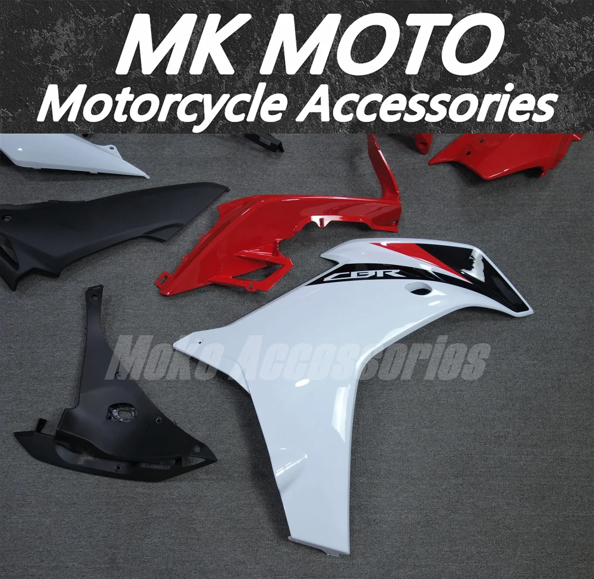 Motocicleta Carenagens Kit Fit para Cbr600f, F4i, 2011, 2012, 2013, carroçaria conjunto, alta qualidade, injeção ABS, vermelho, preto, novo