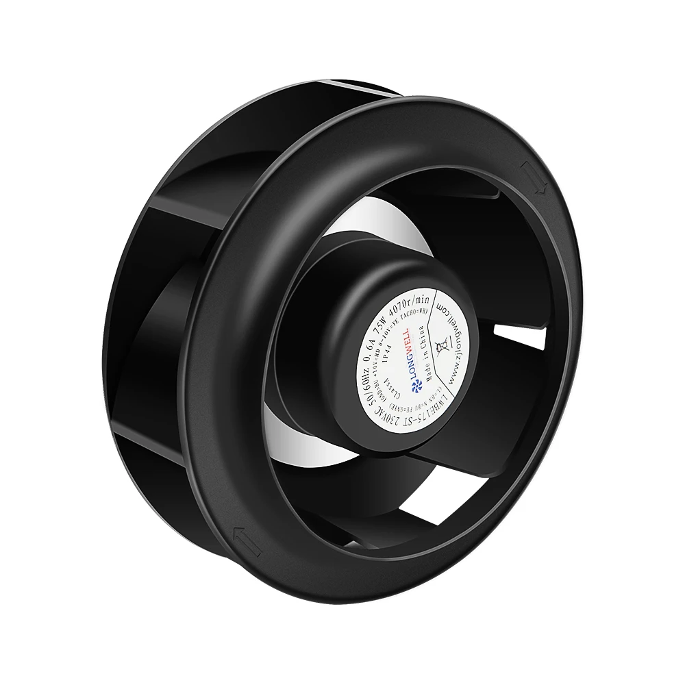 Ventilador centrífugo curvado para trás do motor 230v do CE de FANSEXPERT 175mm