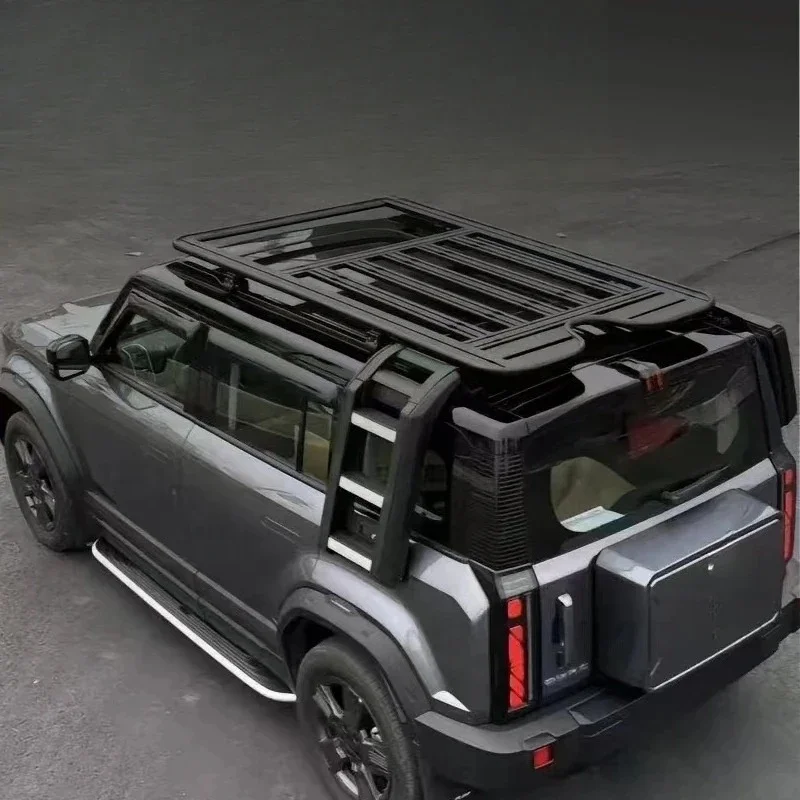 New Style Aluminum Alloy Roof Basket Luggage Rack For Off‑Road Vehicles Durable Exterior Modification Parts Weatherproof Easy‑In
