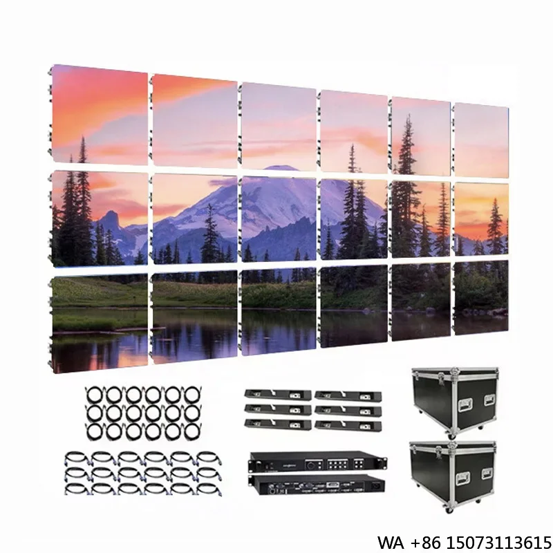 

P2.604/P2.976/P3.91/P4.81 Curved LED Rental Screen for Indoor Outdoor Stage Events