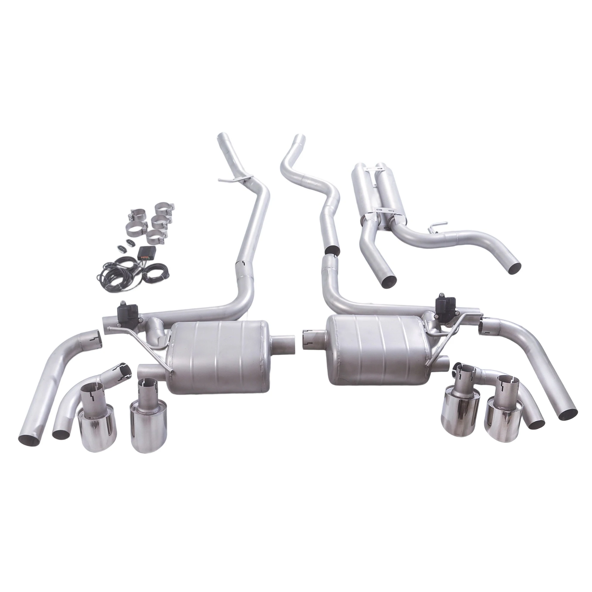 

OEM применимо к Catback из нержавеющей стали 4.2L 3.0T 304 с клапаном выхлопной системы Audi Q7 от 2011-2018 гг.