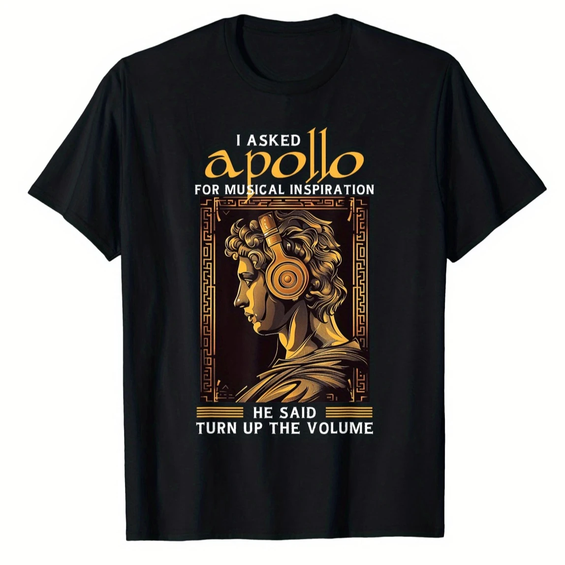 Apollo deus grego mitologia do amante da música camiseta 100% algodão o-pescoço manga curta verão casual masculino camiseta streetwear
