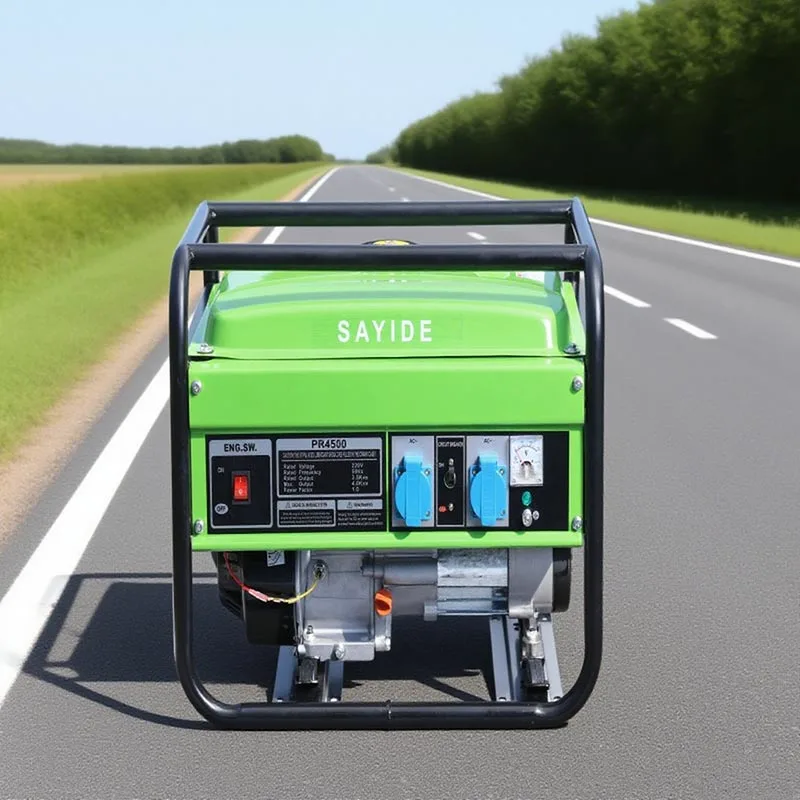 

Camping Electricity Silent Generator Dual Fuel Lightweight Portable Generator Ready-to-use Emergency Power Supply Quiet