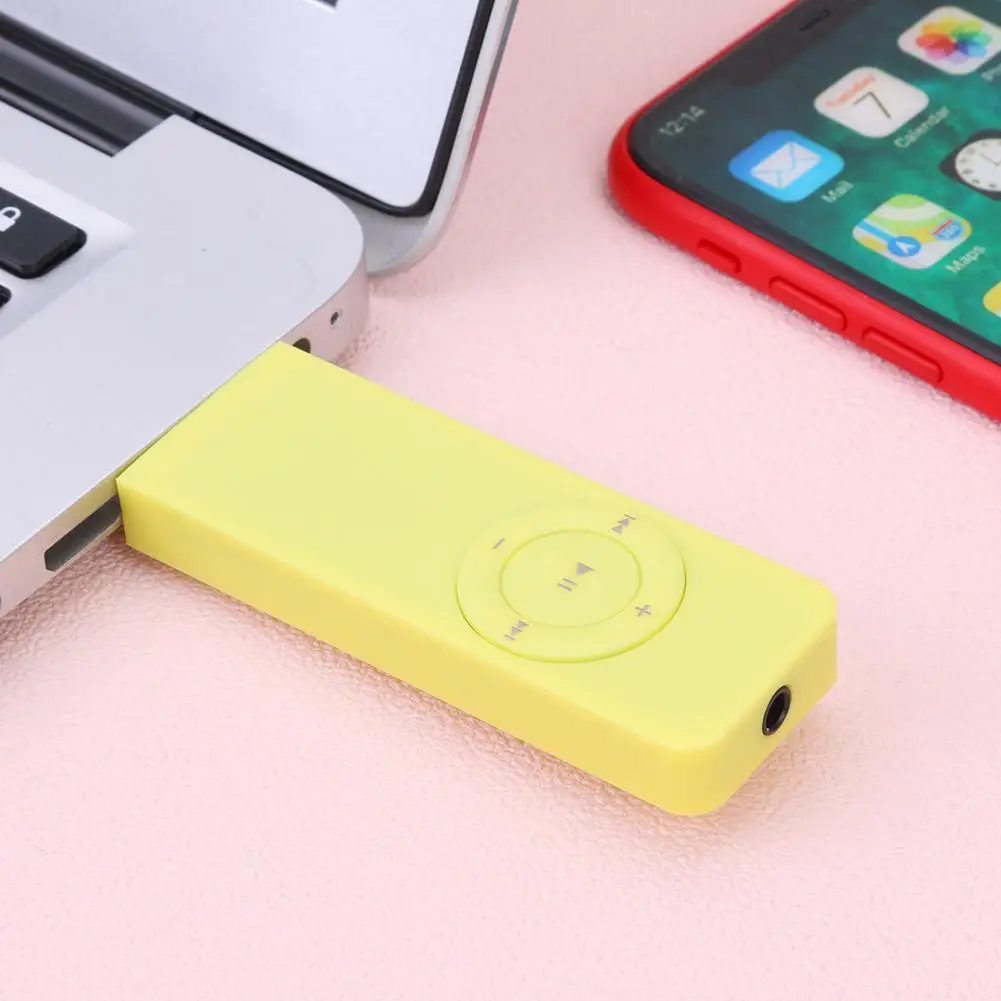 مشغل موسيقى MP3 محمول USB Pendrive يدعم بطاقة TF سعة 64 جيجابايت وبطارية مدمجة