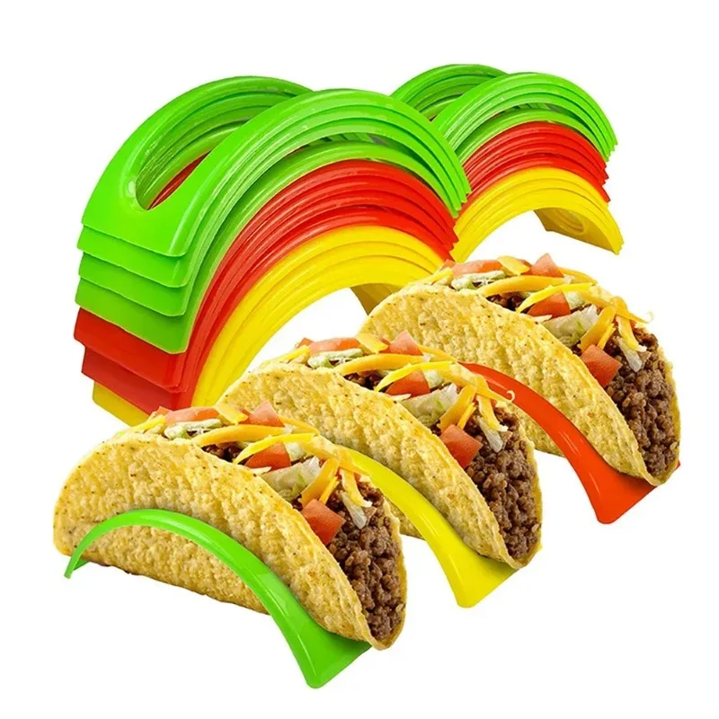 5/10Pcs Mexican Curved Taco Holder Stand Corn Tortilla Rack Suitable for Home Kitchen Party Food Display Kitchen Tools