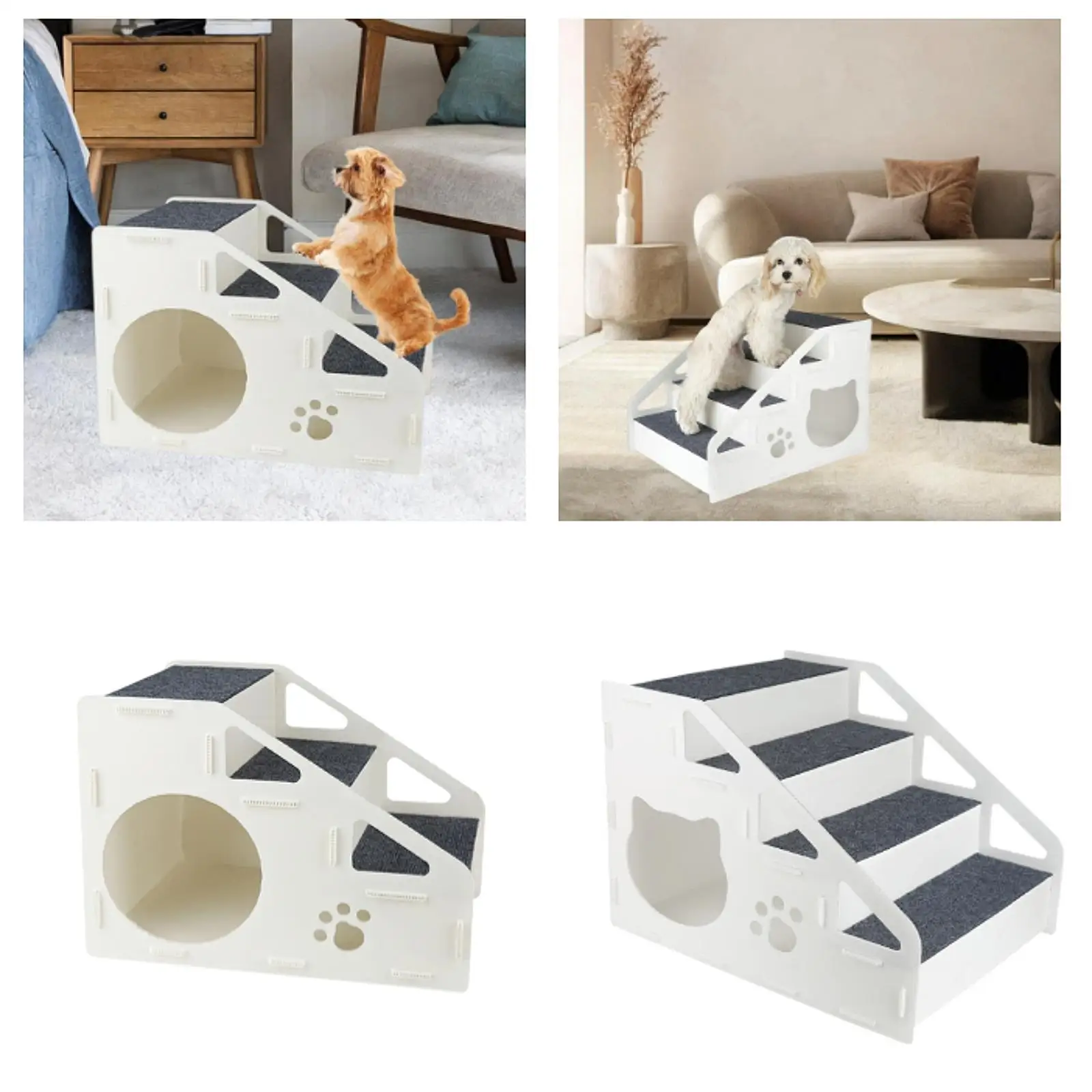 Dog Stair Ladder Pet Supplies Anti Slip Dog Step Dog Climbing Ladder Dog Ramp Ladder for Cars Bed Older Cats Small Dogs Kitten