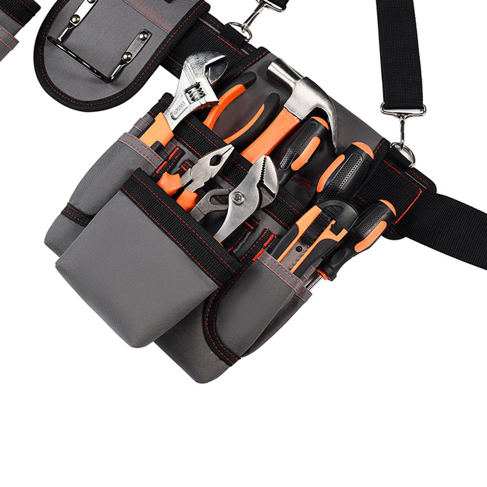 Electrician Professional Tool Belt Professional Tool Belt Organizer Keep Organized with Hammer Holder for Job Site for Gardener