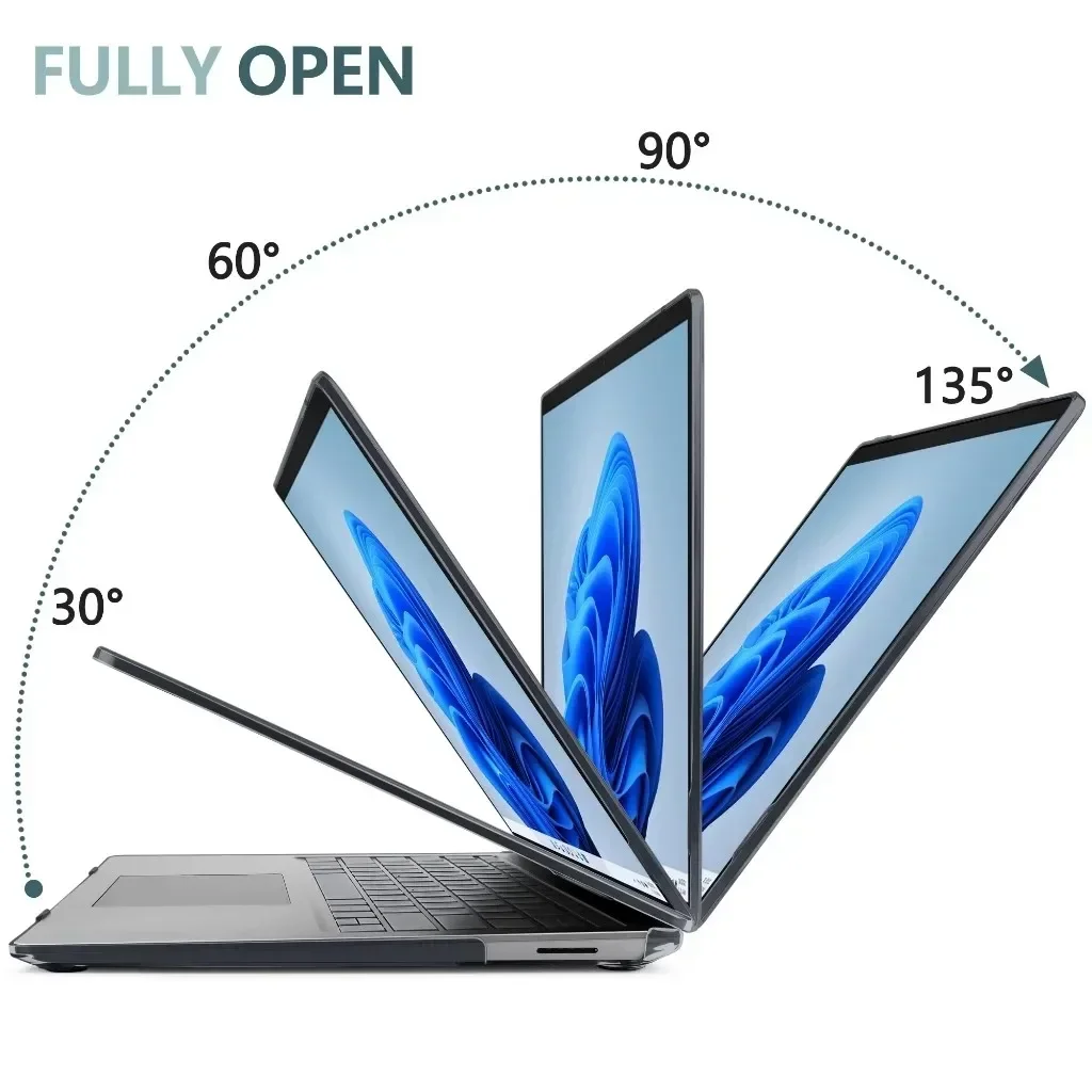 For Microsoft Surface laptop 7 3 4 5 Go 2 12 13.5 15 Hard Shell Case Cover Skin Tablet Bag MV