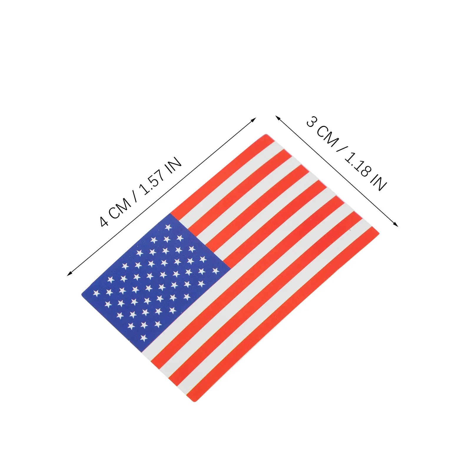 

250 Pcs Flag Stickers Scrapbook Label Adhesive Independence Day Laptop Decals Paper USA National Party Favor