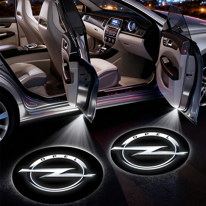 

Проекторы логотипа HD для дверей автомобиля без сверления, совместимые с Opel Vauxhall Corsa Astra Insignia Zafira Omega Mokka-e