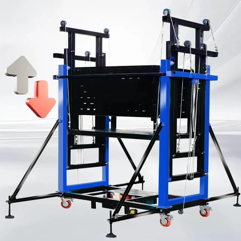 

Electric scaffolding lift Mobile lifting platform Automatic remote control folding hoist Indoor and outdoor decoration