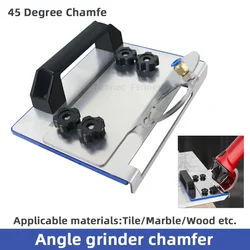 Angle Grinder Stand for Tile 45° Chamfer Cutting Angle Grinder Chamfering God for Cutting Tile Ceramic Stone 100 Hand Grinder
