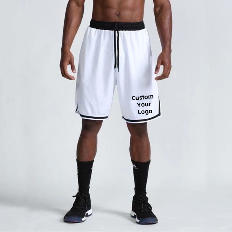 Personalize seu logotipo shorts de verão masculino secagem rápida casual jogging shorts esportivos masculinos shorts de basquete ao ar livre