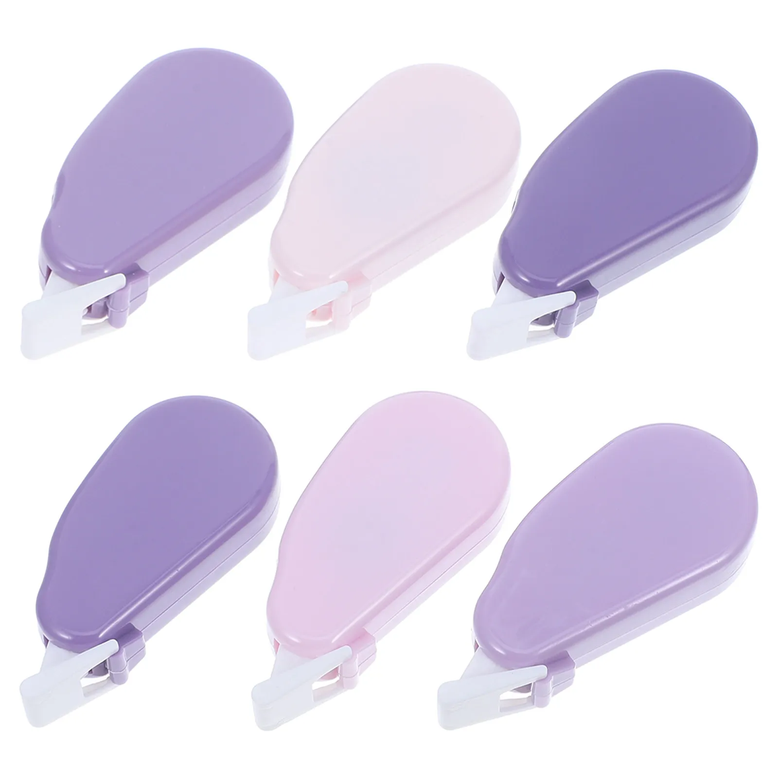 6Pcs Correction Tape Small Size Portable Instant Drying Smooth Writing Correction Tapes Student Supplies Classroom Tools