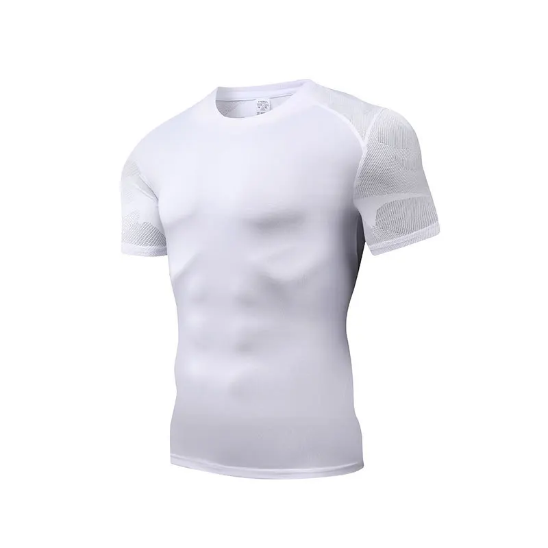 

Quick Dry Men Women Running T-shirt Fitness Sports Top Gym Training Shirt Breathable Jogging Casual Sportswear