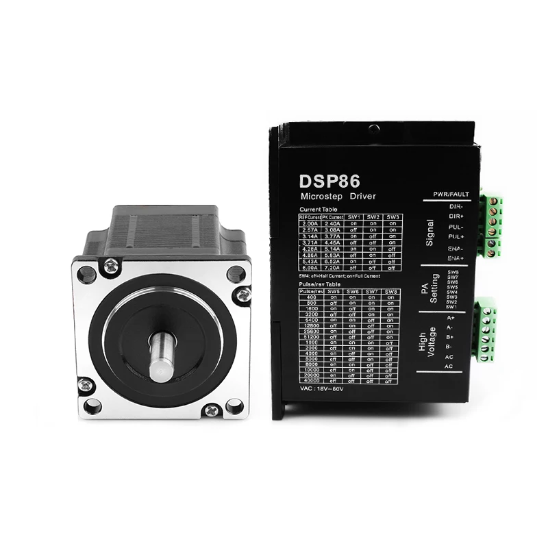思衡モーター工場のCE認証取得済みSH-1108 2相Nema34モーター、ドイツ品質の2相モーター用ドライバー