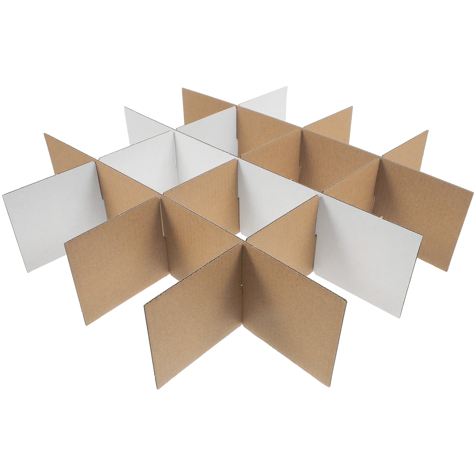 6 Pcs Carton Partitions Packaging Edge Protector Corner Protectors Book for Paperbacks Moving Supplies Boxes Cardboard Glass