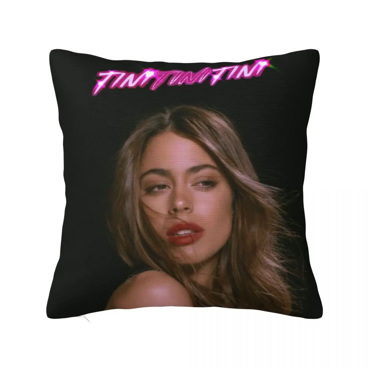 TINI STOESSEL Futttura Tour Pillow Cases Singer Cushion Cover Funny Polyester Decor Pillowcase for Seat 40*40cm