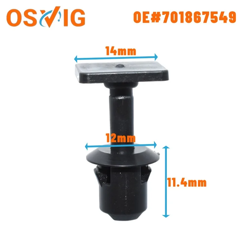 

10pcs OE#701867549 Automobile roof lining clips, Volkswagen Cadillac transport t4 t5 interior side decorative clip accessories