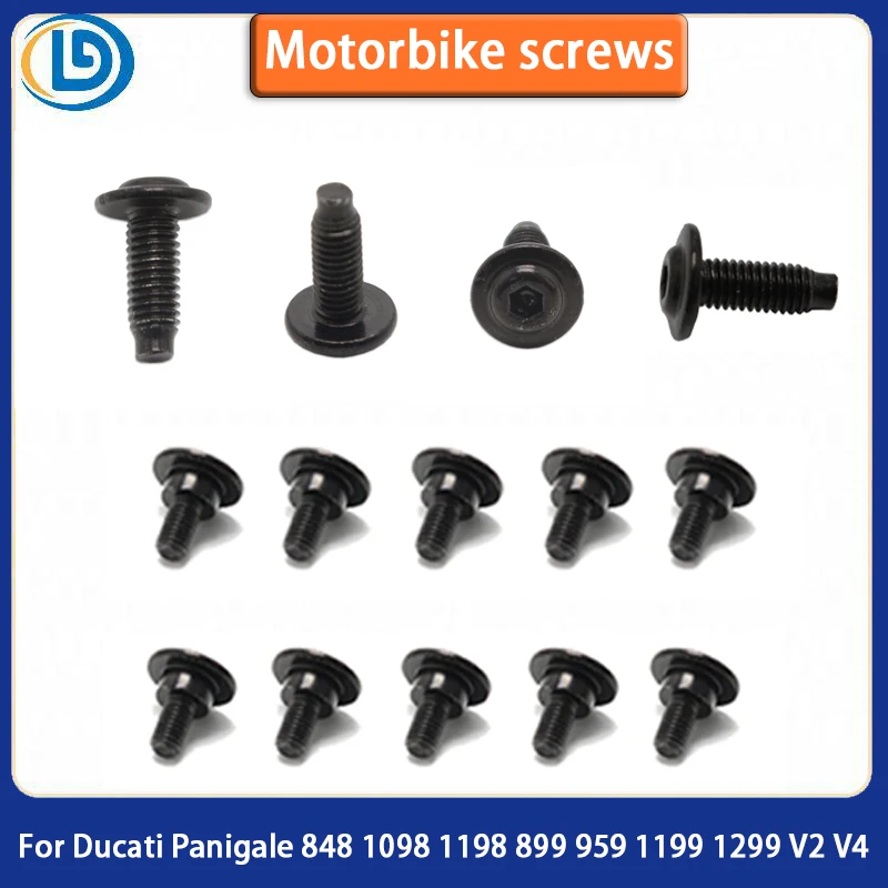 

Motorcycle Accessories for Ducati Panigale 848 1098 1198 899 959 1199 1299 V2 V4 Streetfighter Cowling Fairing Kit Screws