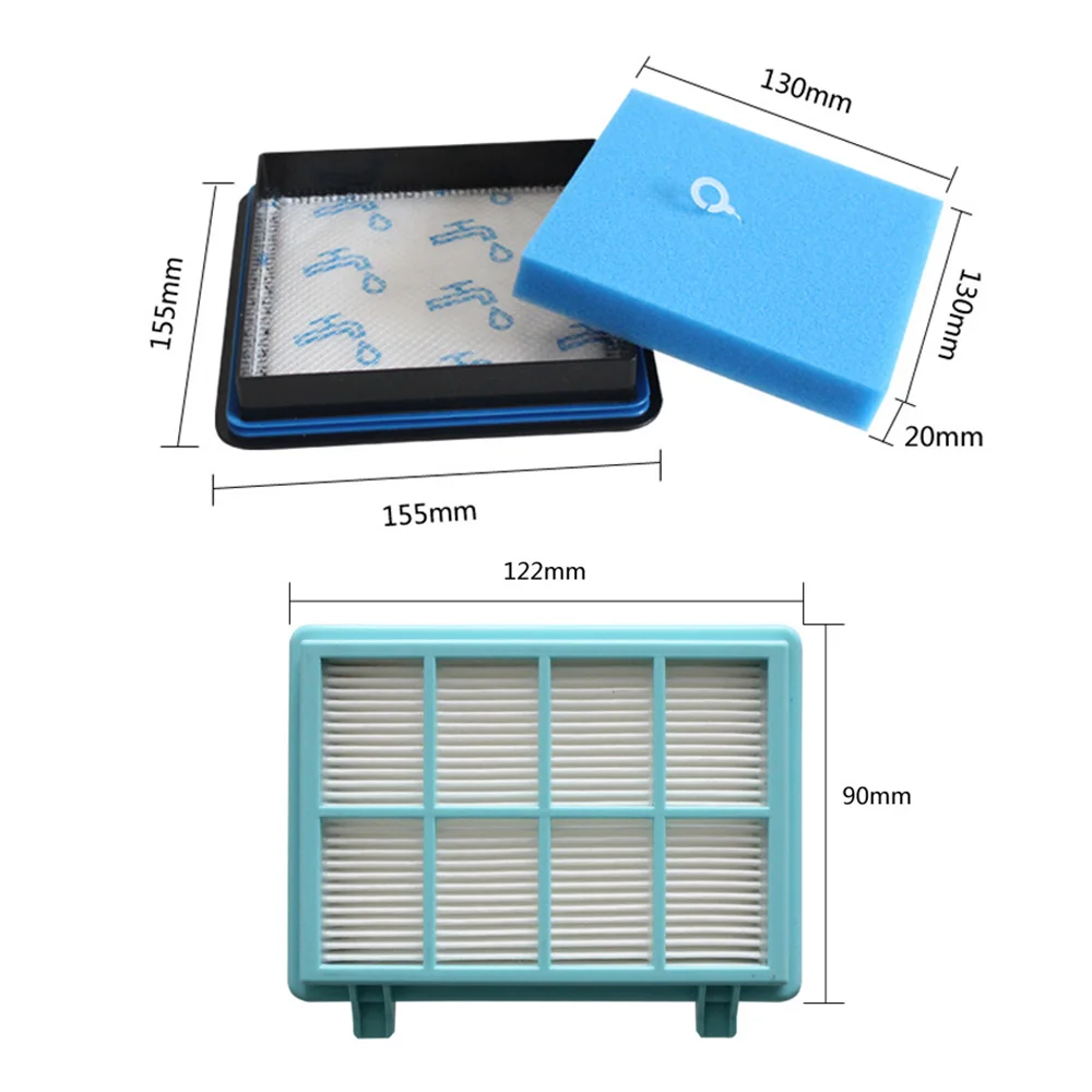 Filtros HEPA para Philips Power Pro Compact, Peças de aspirador, FC9331/09, FC9332/09, FC8010/01