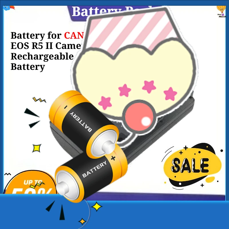 

7.4V 2000mAh LP-E6P Lp E6p Battery for CANON EOS R5 II Cameras Rechargeable Battery