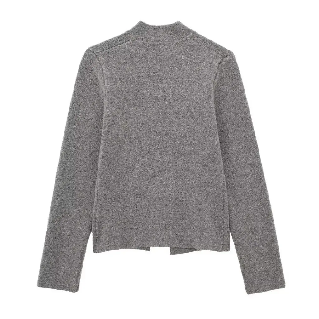 

Вязаное двойное пальто и прямая юбка в европейском и американском стиле, комплект женской осенней модной верхней одежды