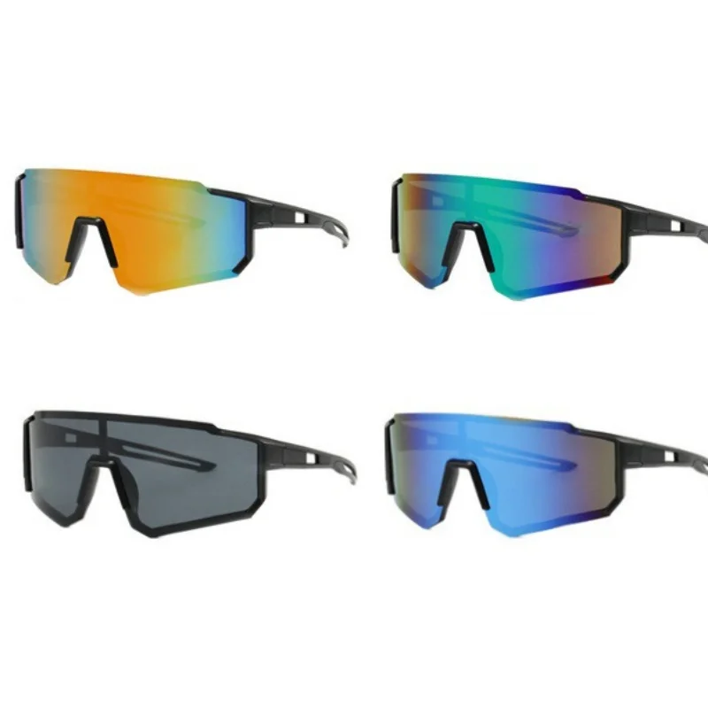 

4PCS New Outdoor Cycling Sunglasses Windproof Sports Skiing Mountain Climbing Protective UV Protection Goggles Unisex Acce