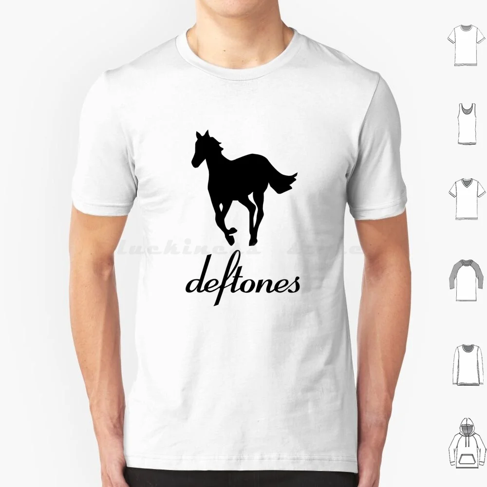 H o r s e w h i t e p o n y T-Shirt große Größe Baumwolle Deftone Band Deftones Tour White Deftones Deftones Deftones Deftones