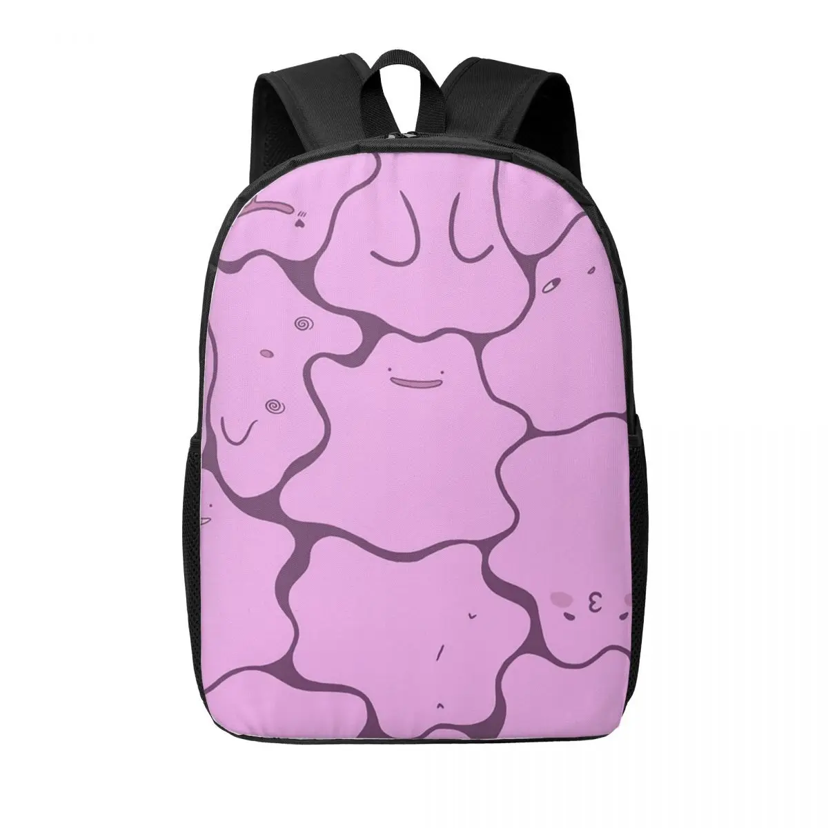 

Ditto Pattern (no Shiny) Woman Backpacks Boys Girls Bookbag Waterproof Children School Bags Portability Rucksack Shoulder Bag