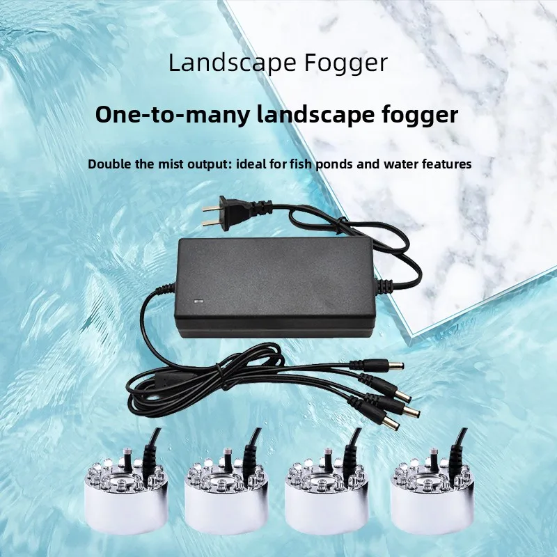 One to two three four five fish tank pool atomizing head mist maker water mist spray aerosol generator ultrasonic atomizer
