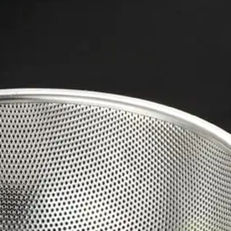 

Stainless Steel Colander With Double Handle Food Pasta Strainer Basket With Self-draining Solid Ring Base Fine Mesh Filter