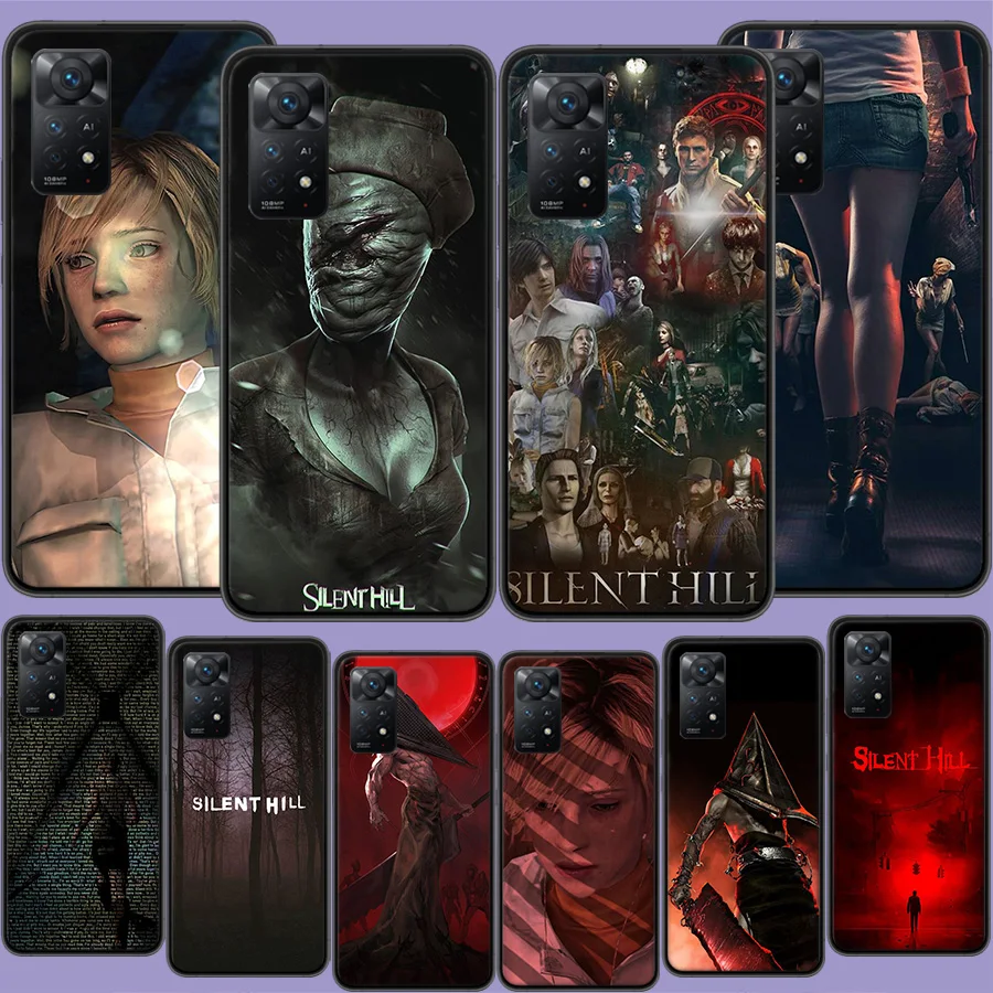 Games S-Silent Hill Phone Case For Redmi Note 13 5G Plus 12C 12 10A 10C 10 9 8 9A 9C 9T 8A S2 K60 K70 Pro 7 7A 6 6A Xiaomi A2 Li