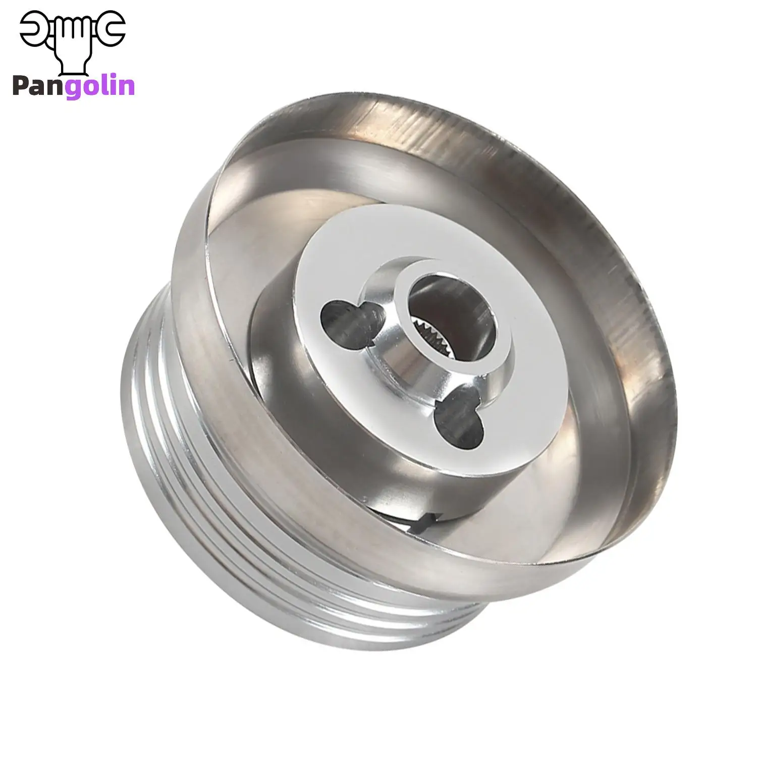 1pc 5&6 Hole Steering Wheel Polished Hub Adapter For Sprint Cherokee GM Chevy 1974-1995