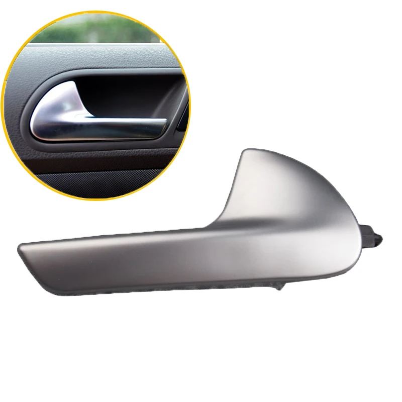 Car Front Left Right Chrome Interior Door Handle Inside Inner Door-Pull Handles For VW Golf MK5 Jetta MK5