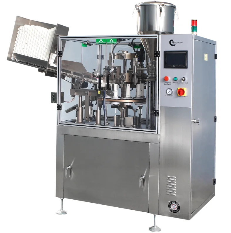 Automatic  Paste Toothpaste Ointment Body Cream Tube Filling and Sealing Machine