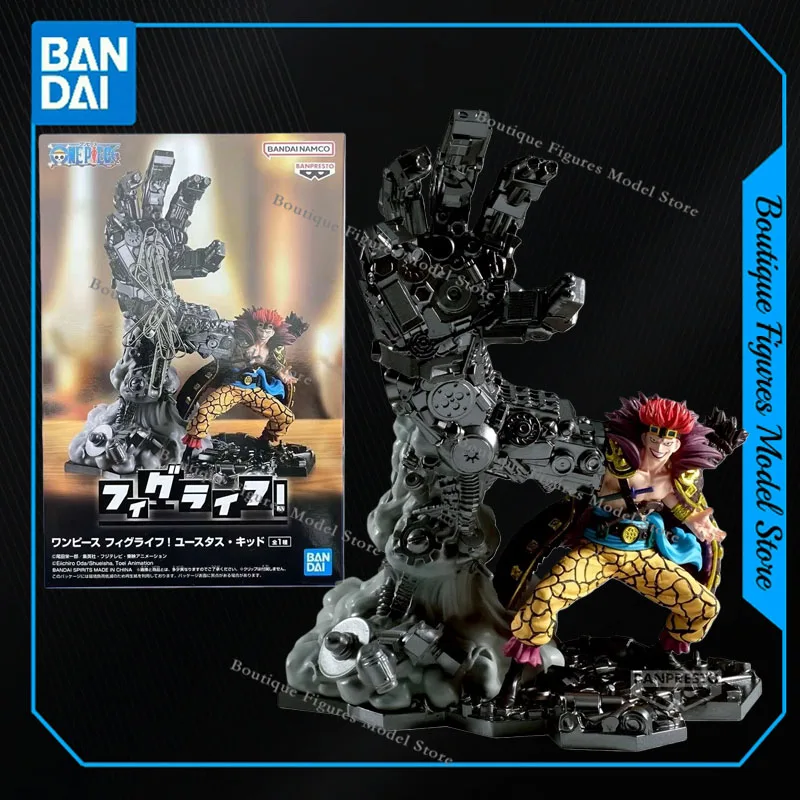 Bandai Originale Genuino BANPRESTO ONE PIECE FIGLIFE FL Eustass Kid Azione Anime Figure Giocattoli Per Bambini Regalo Modello Ornamenti