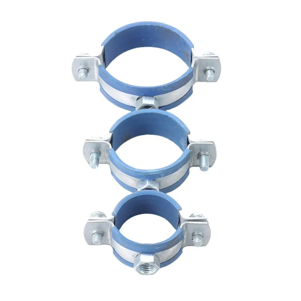 1Pcs Fastener Hardware Round Hose Clamp Pipe Fitting Nut Hoop Suspension Pipe Holder 20/25/32/40/50/63mm PPR/PVC