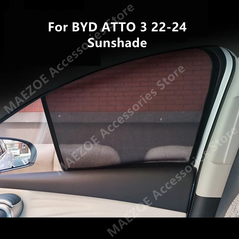 

Солнцезащитный козырек для BYD ATTO 3 22-24, термоизоляция, защита от солнца, аксессуары для модификации салона автомобиля