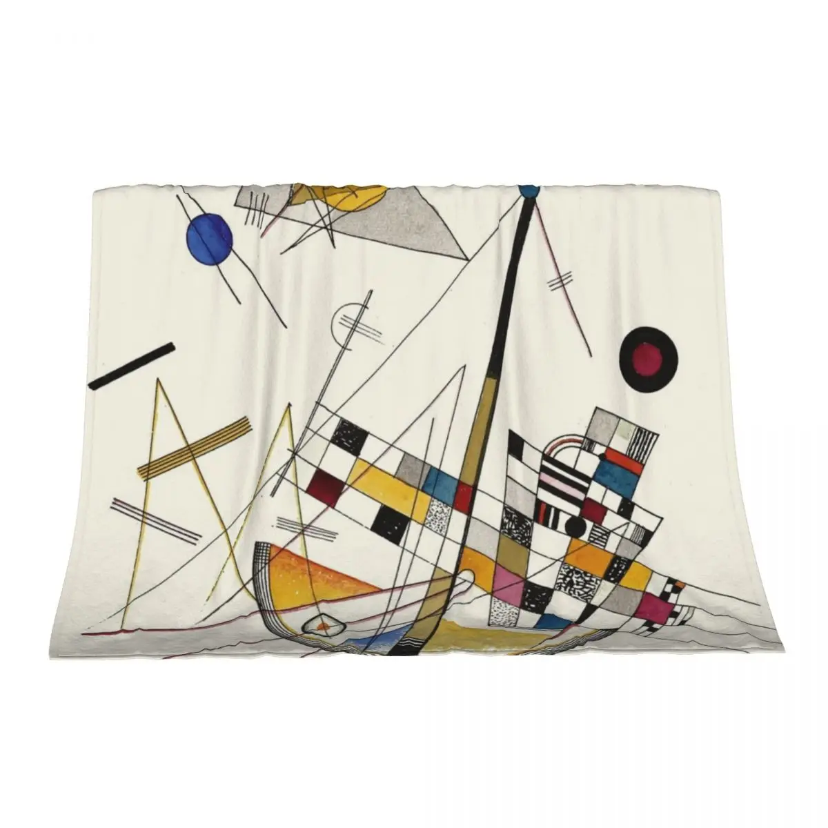 

HD. Delicate Tension, by Wassily Kandinsky Throw Blanket Sofa Throw Blankets Sofas Of Decoration Sleeping Bag Blankets