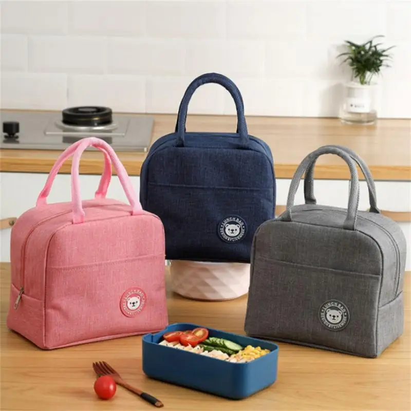 Insulated Lunch Bag Insulation Bento Pack Aluminum Foil Rice Bag Meal Pack Ice Pack Student Bento Lunch Handbag Insulation