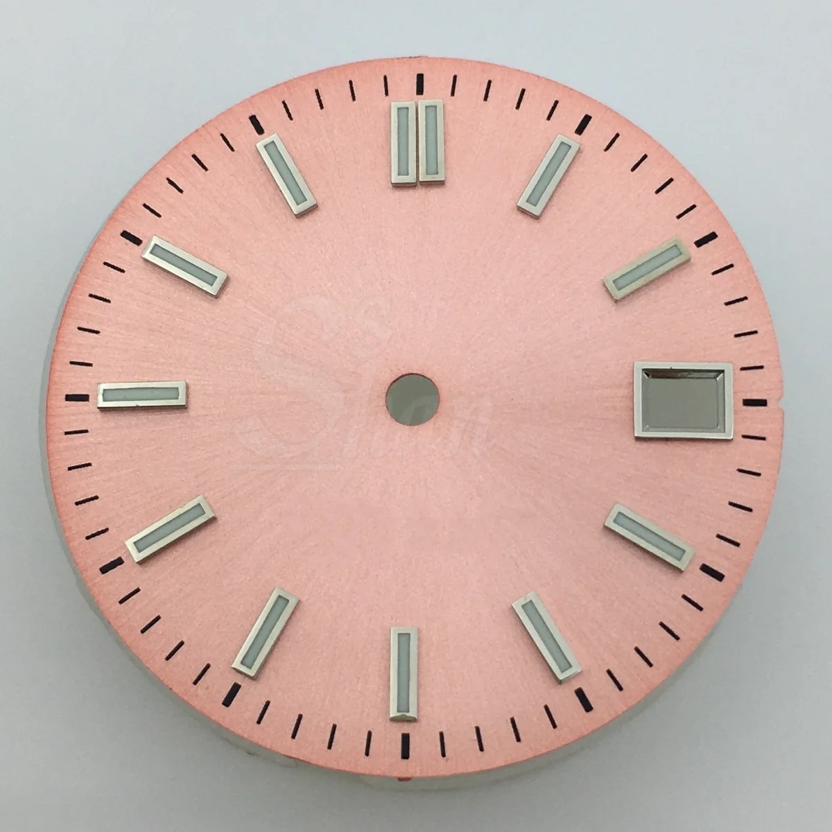 Tarcza zegarka 29mm czarno-złota czerwono-niebieska zielona luminescencyjna tarcza z mechanizmem NH35 koronka na godzinie 3