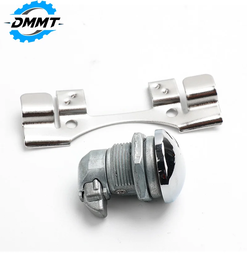 For Harley Touring Road King Electra Street Tri Glide 92-UP Motorcycle Fuel Door Latch Push Button Gas Oil Cap Tank - view 5