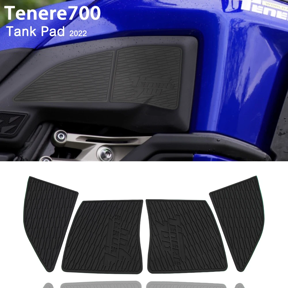 For Yamaha tenere 700 tenere700 World Raid t700 t7 Motorcycle Fuel Tank pad Tank Pad Protector Stickers Decal Gas Knee Grip pad