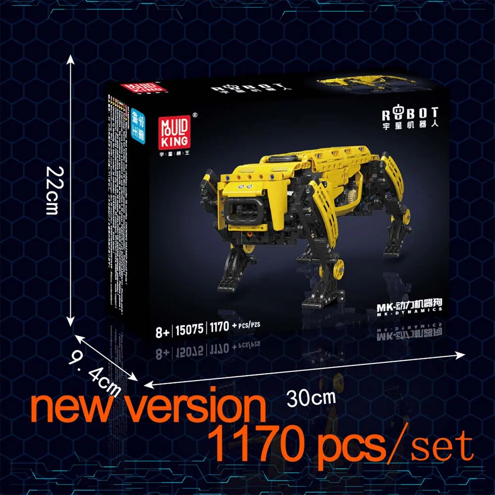 Technisch Robotspeelgoed De Rc Gemotoriseerde Boston Dynamics Grote Hond Model Alphadog Bouwstenen Speelgoed Voor Kinderen Kerstcadeaus
