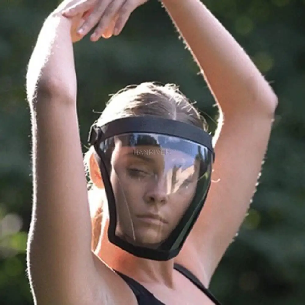 غطاء Keuken الشفاف Gezicht مضاد للزيت نظارات Ui Stofdicht Gezicht Beschermante Masker Koken Gereedschap #6