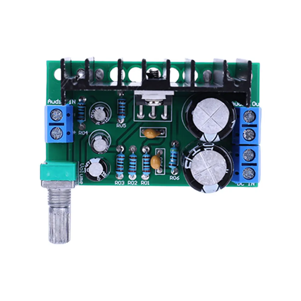 TDA2050 Audio Amplifier Output Module 10-100W Audio Amplifier Module 1-2A Stereo Power Amplifier 1-Channel DC/AC 12-24V