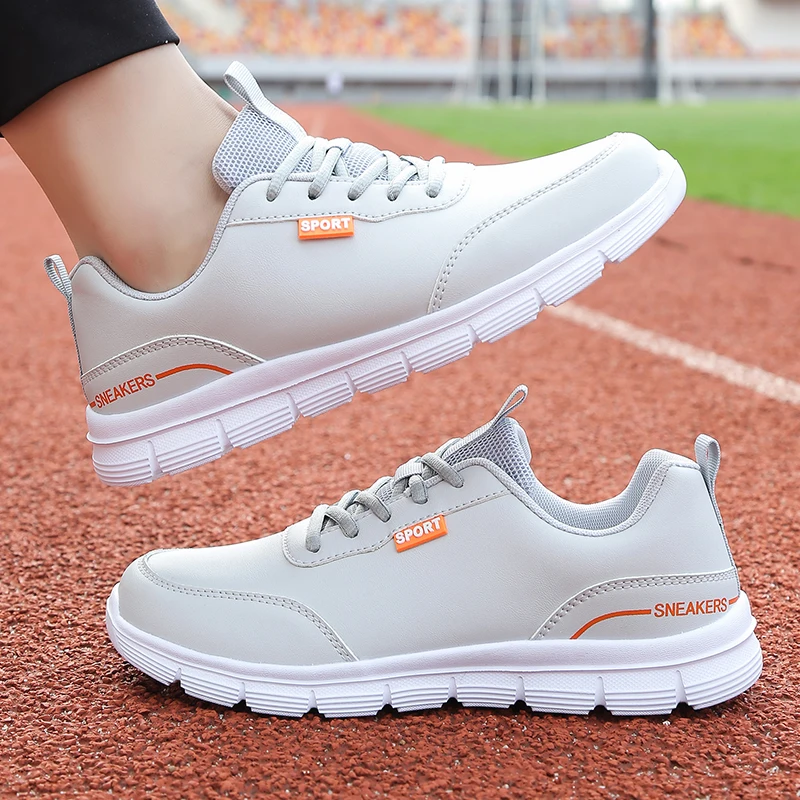 2025 New Designer Shoes Men Casual Sports Shoes for Men Leather Non-slip Lightweight Walking Fitness Sneakers Zapatos De Hombre - Image 5