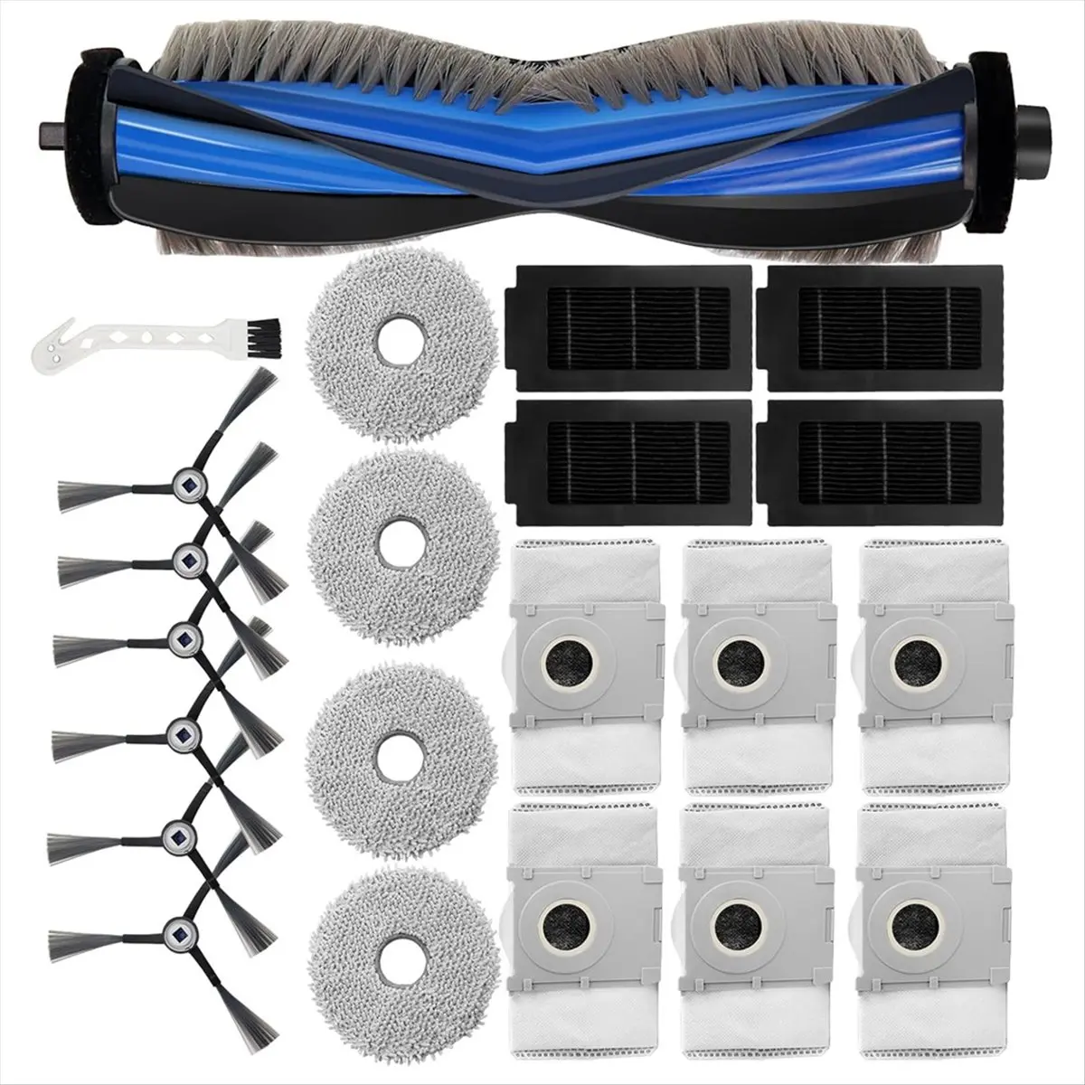 【High Quality】22PCS for T50 Max/T50 Omni/T50 Pro Omni/T50 Omni Vacuum Part Main Side Brush Filter Mop Dust Bag SUMMER